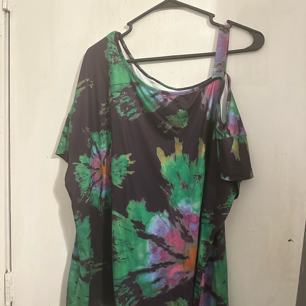 Colorful Tie-Dye Dress